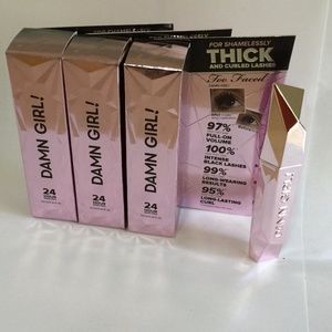 5 pac Too Faced Damn Girl 24 HOUR Mascara MINI NEW